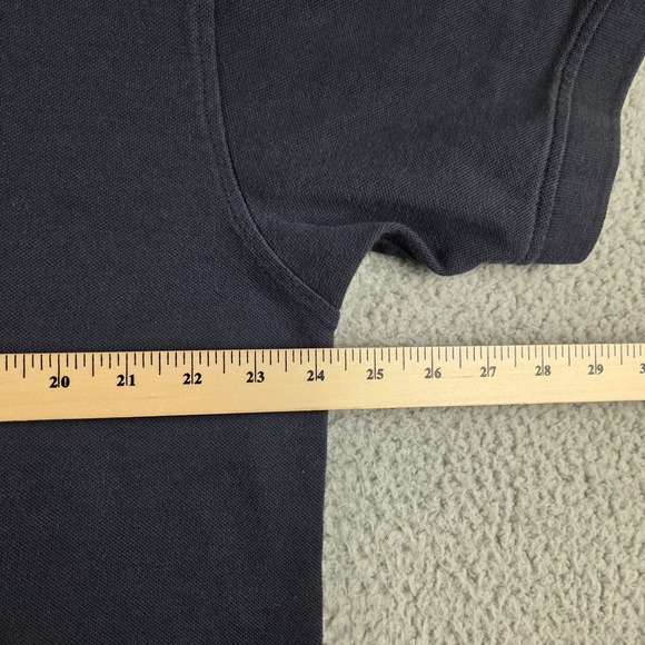 Raising Canes Fry Cook Cashier Employee Worker Polo Shirt Women L Blue Love Logo - Picture 7 of 9